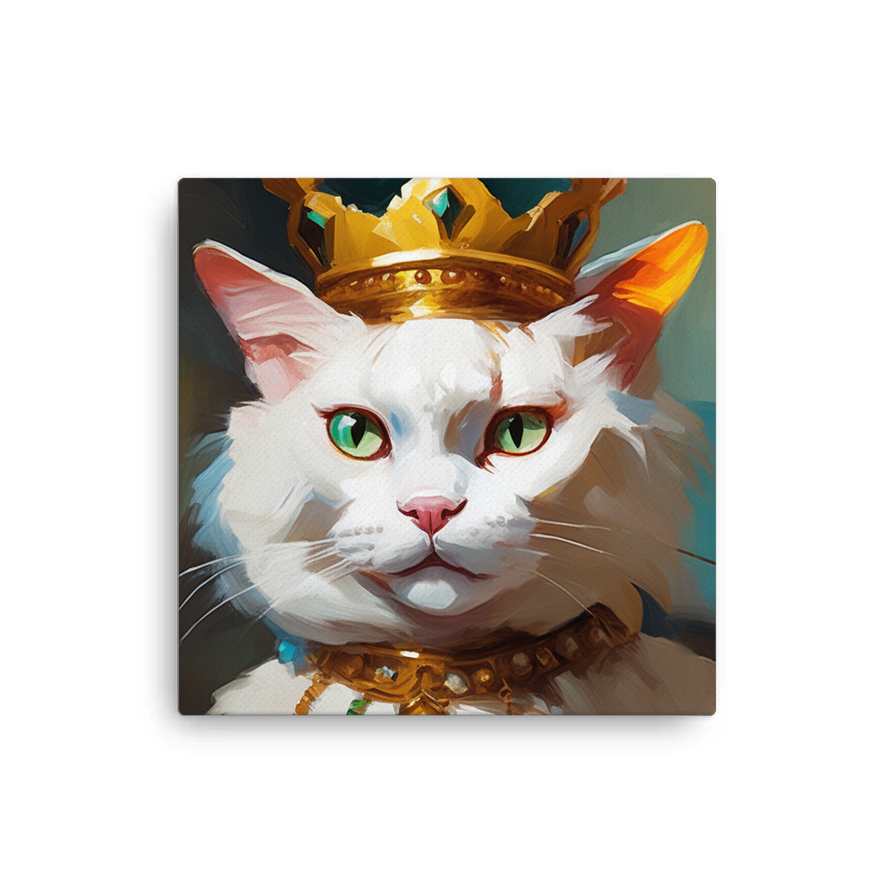 PugMug Custom White Exotic Cat Canvas