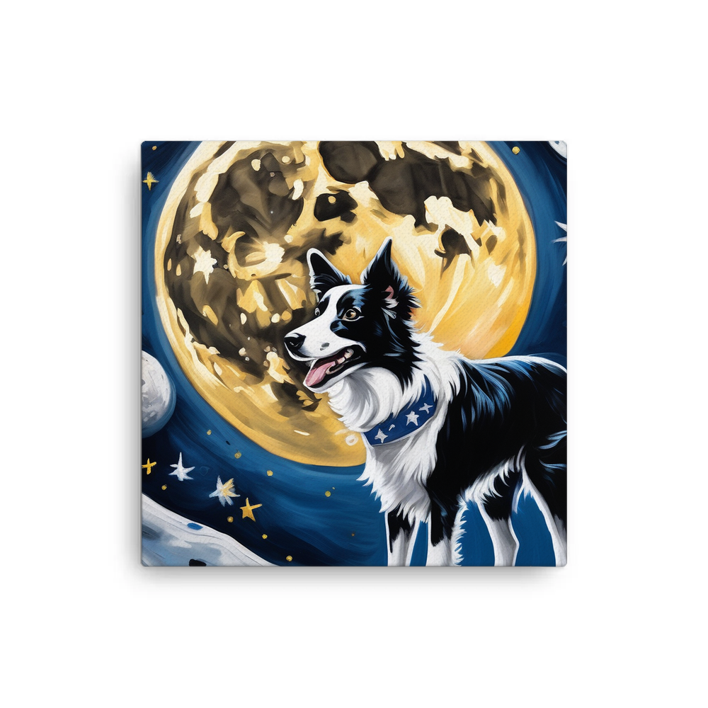 PugMug Custom Border Collie Canvas