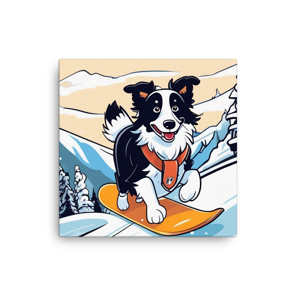 PugMug Custom Border Collie Canvas