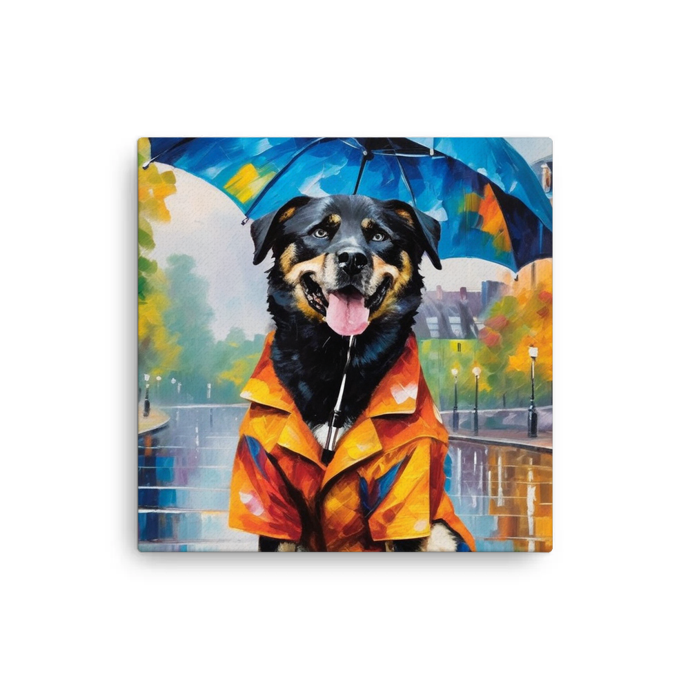 PugMug Custom Blue Canvas