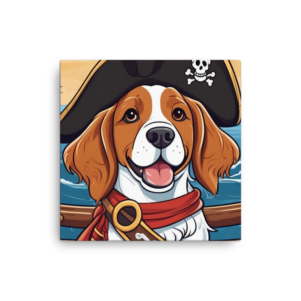 PugMug Custom Brittany Dog Canvas