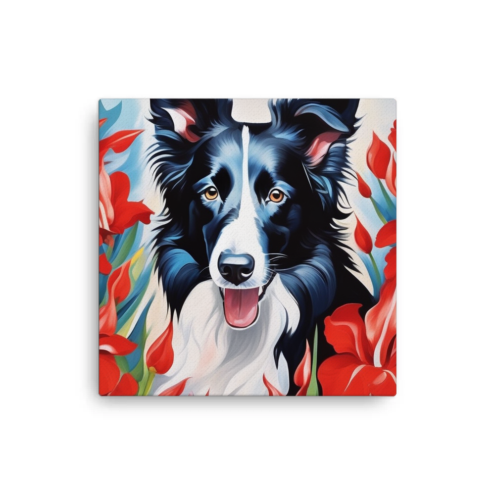 PugMug Custom Border Collie Canvas