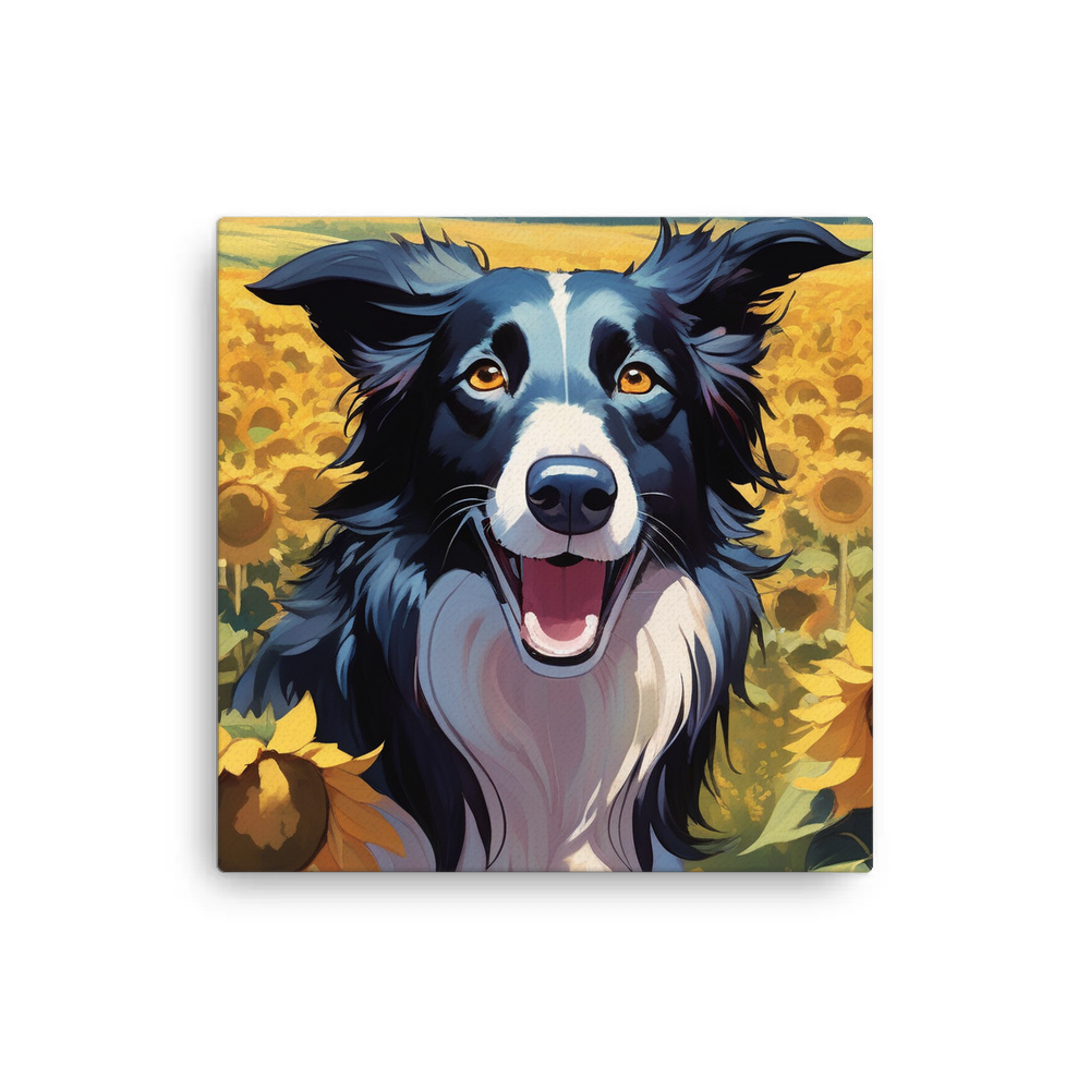 PugMug Custom Border Collie Canvas