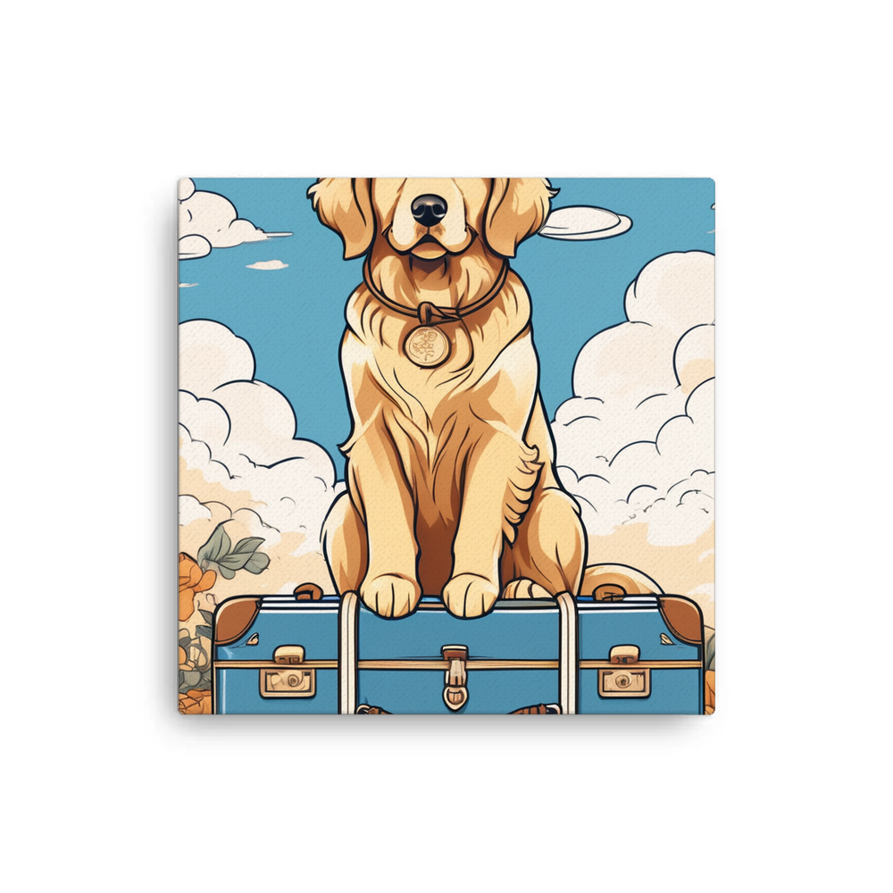 PugMug Custom Golden Retriever Canvas