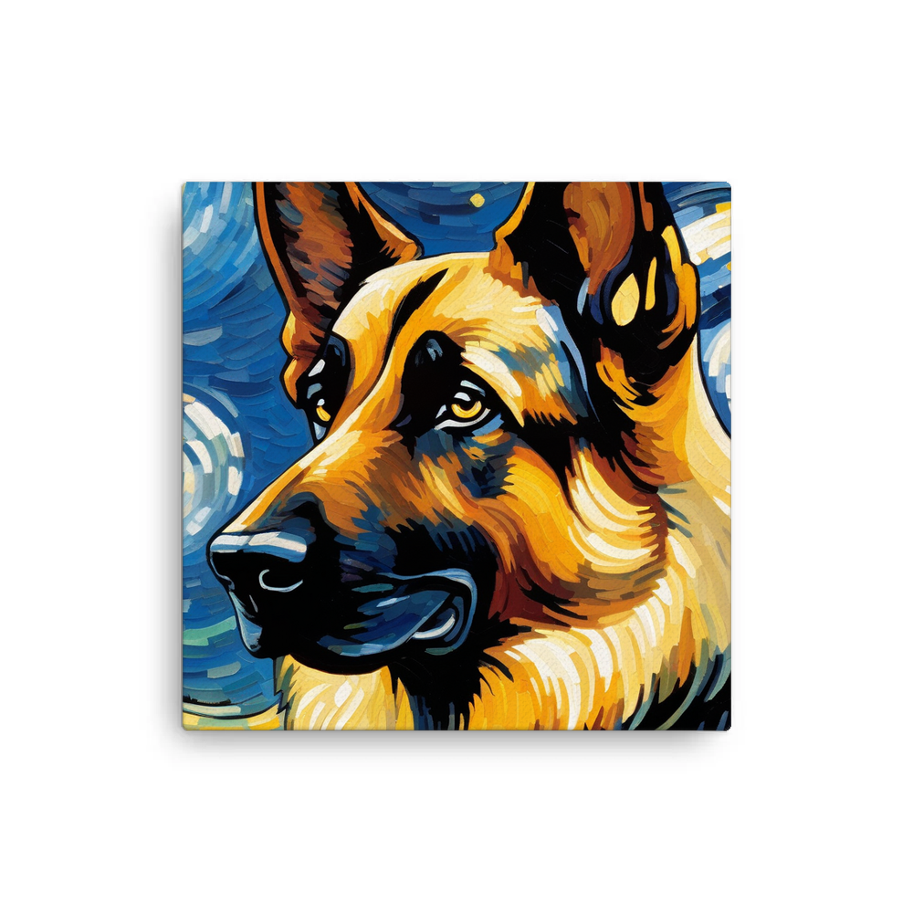 PugMug Custom German Shepherd Dog Canvas