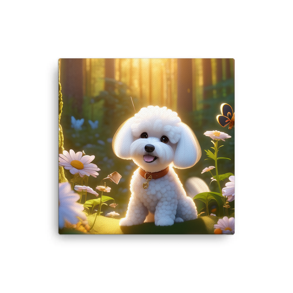 PugMug Custom Bichons Frise Canvas