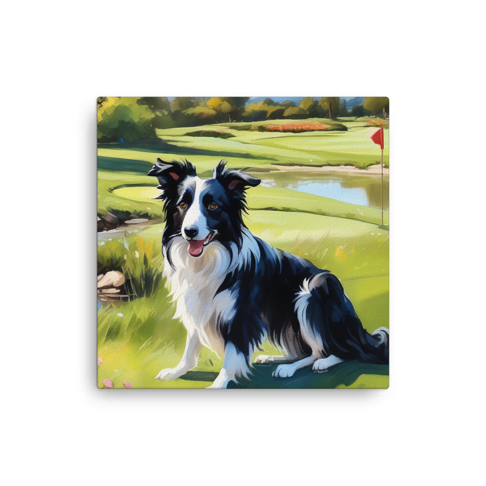 PugMug Custom Border Collie Canvas