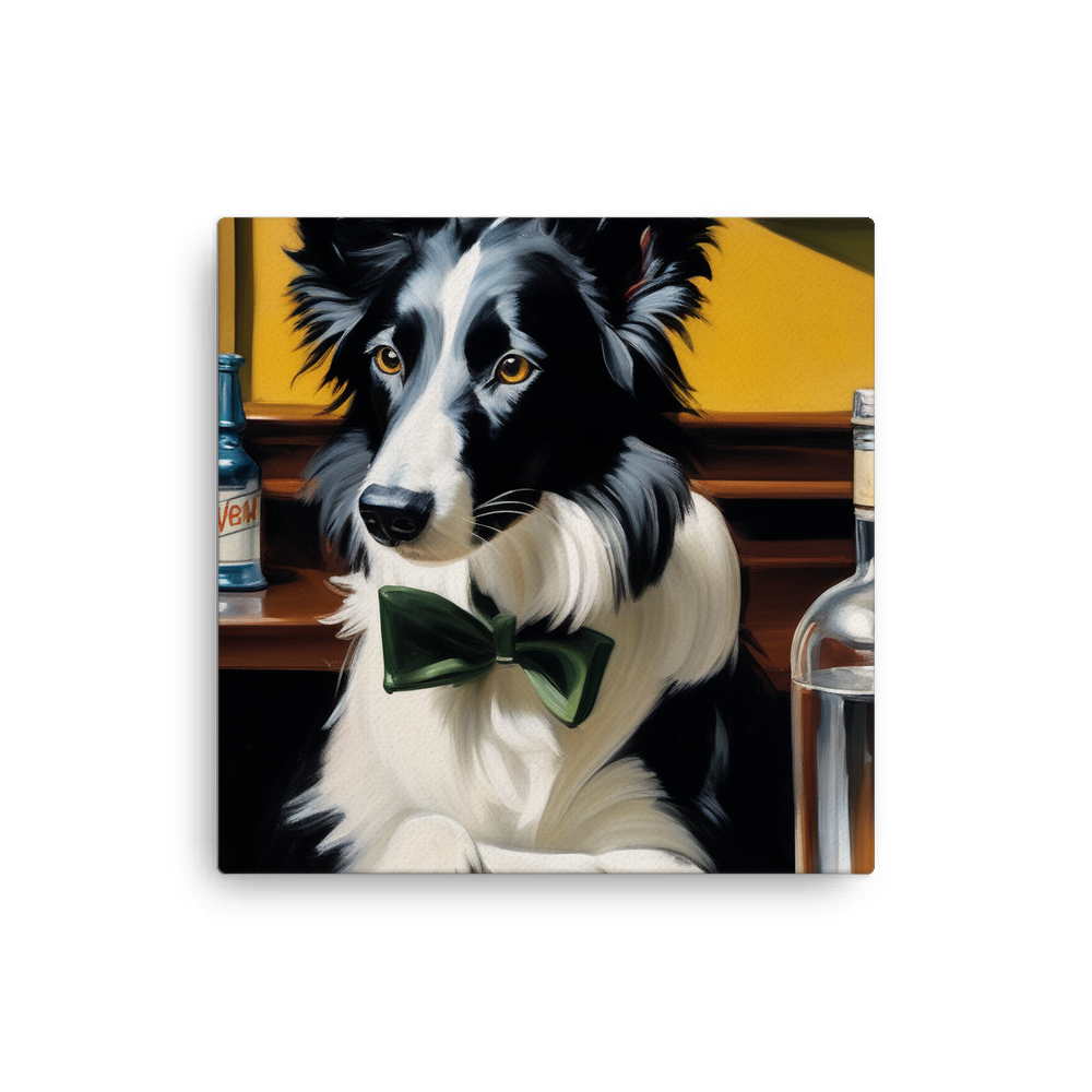 PugMug Custom Border Collie Canvas