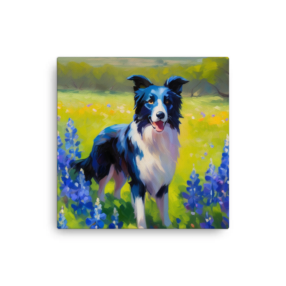 PugMug Custom Border Collie Canvas