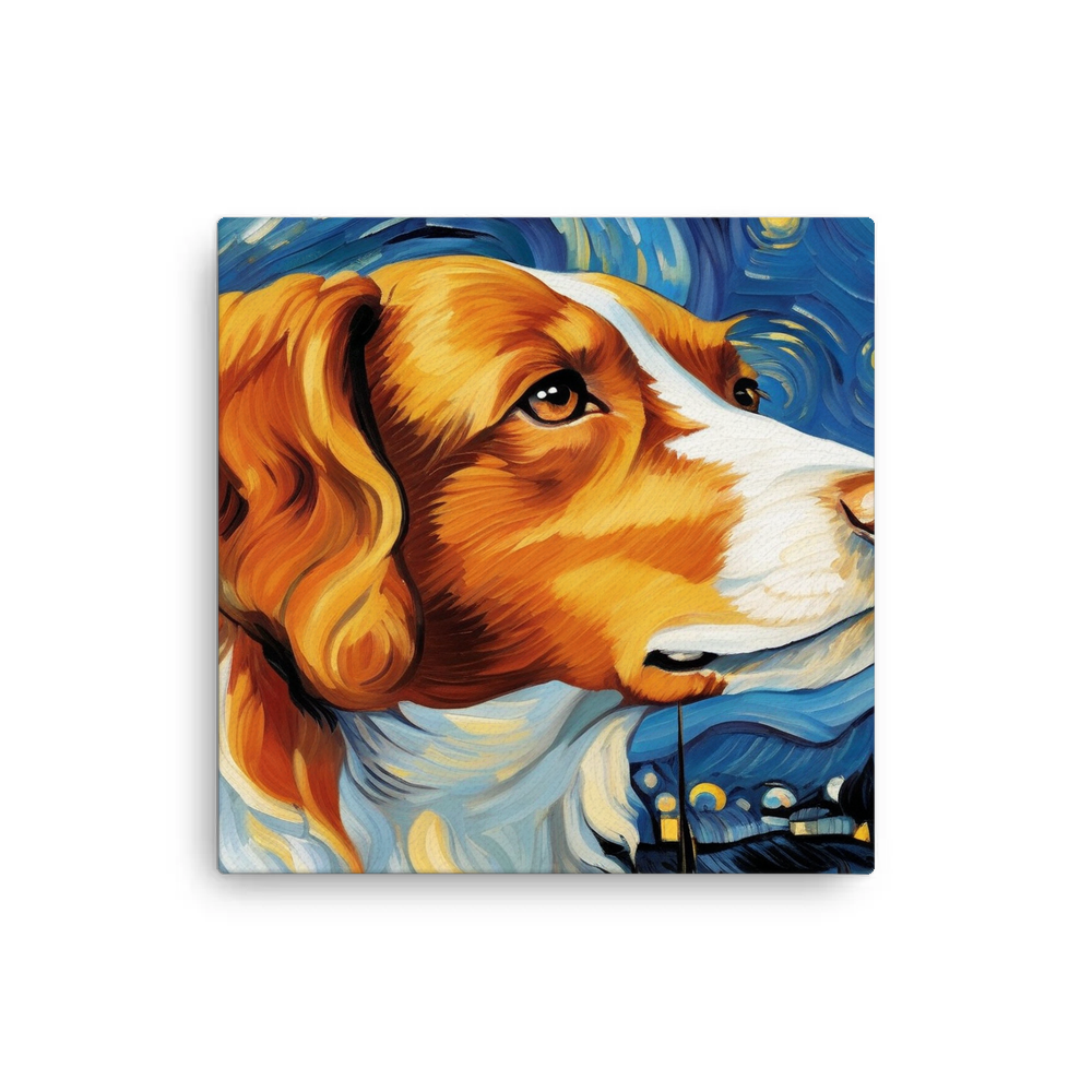 PugMug Custom Brittany Dog Canvas