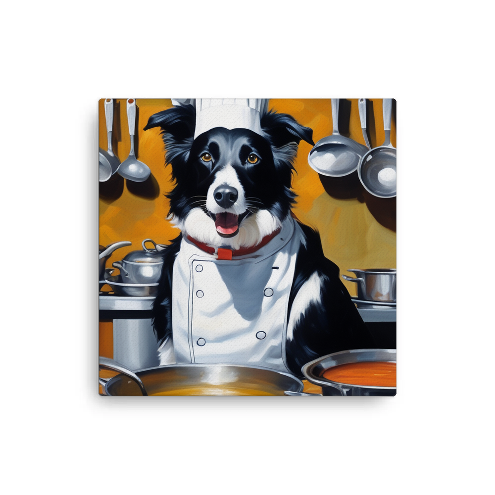 PugMug Custom Border Collie Canvas