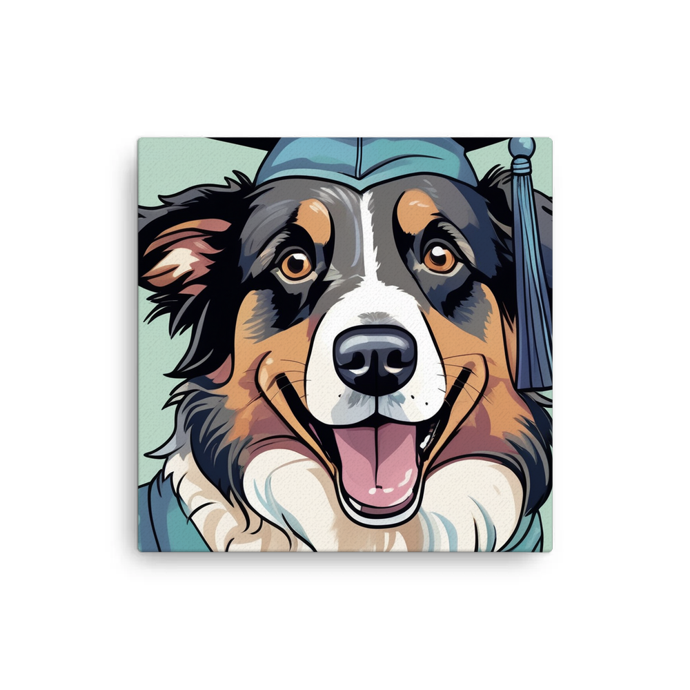 PugMug Custom Australian Shepherd Dog Canvas