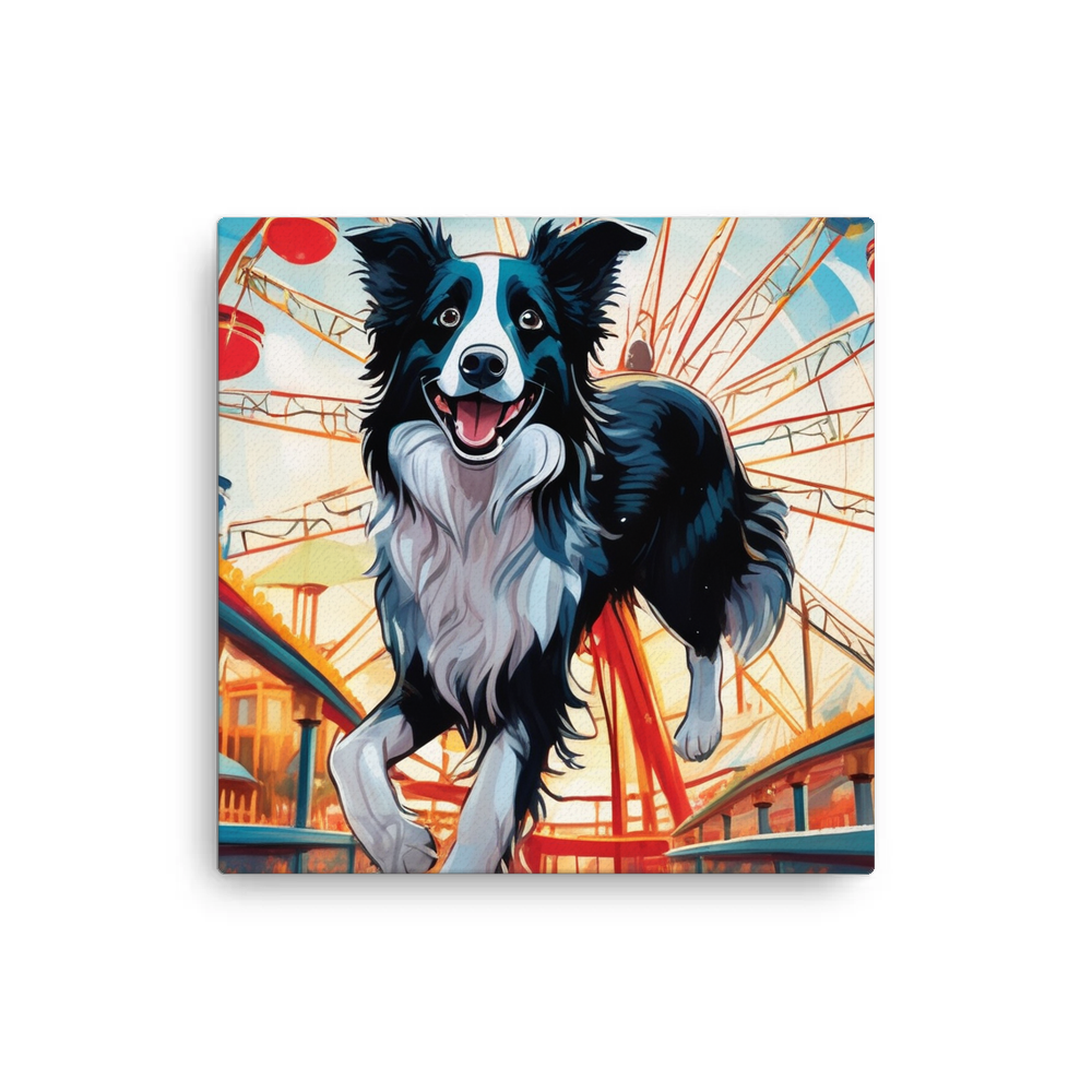 PugMug Custom Border Collie Canvas