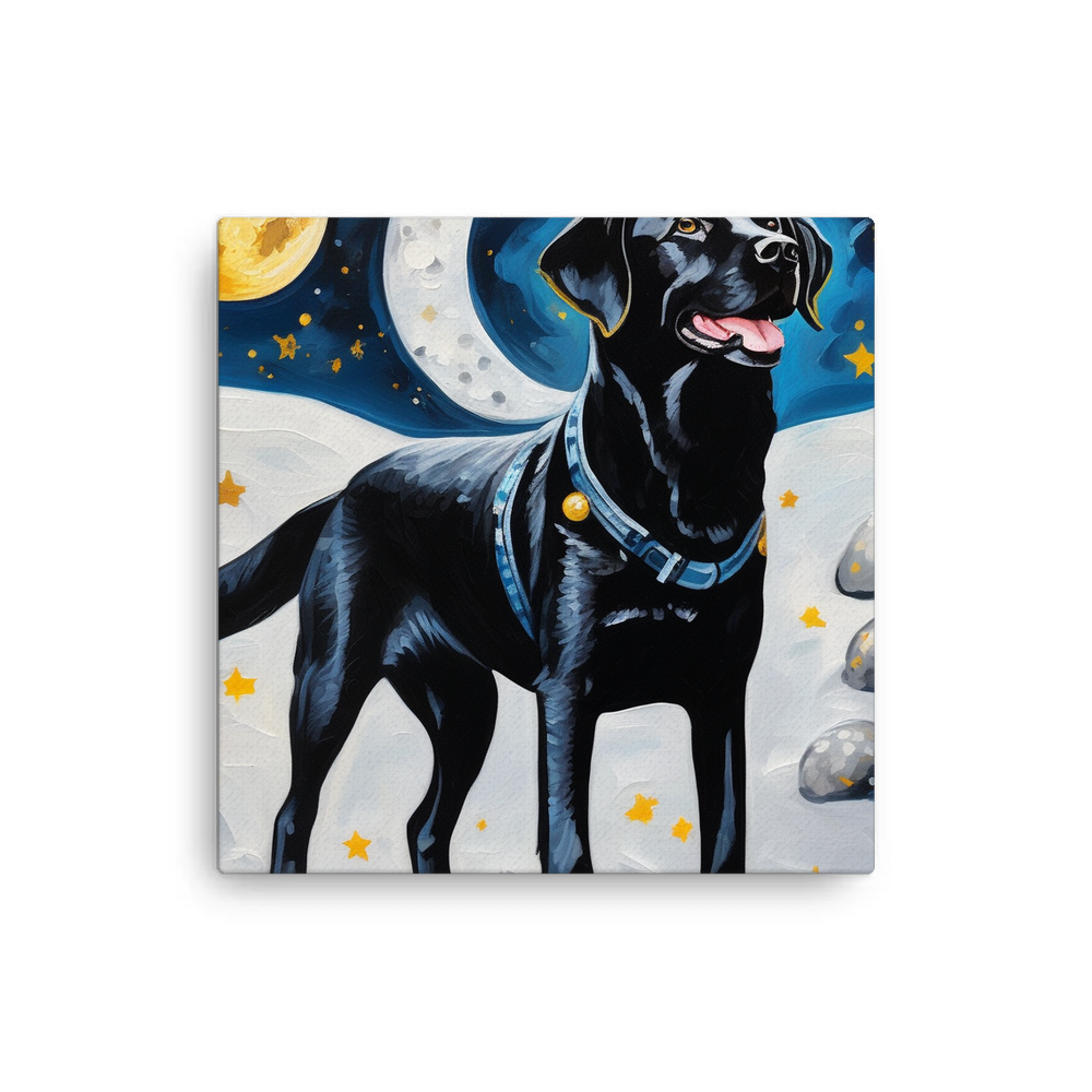 PugMug Custom Black Labrador Retriever Canvas