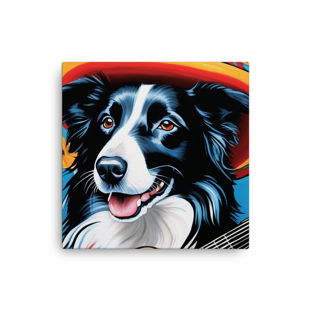 PugMug Custom Border Collie Canvas