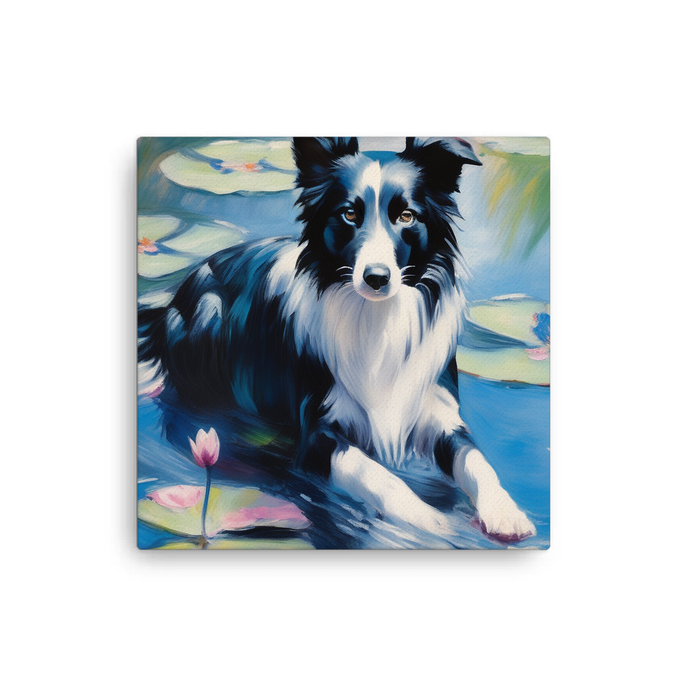 PugMug Custom Border Collie Canvas