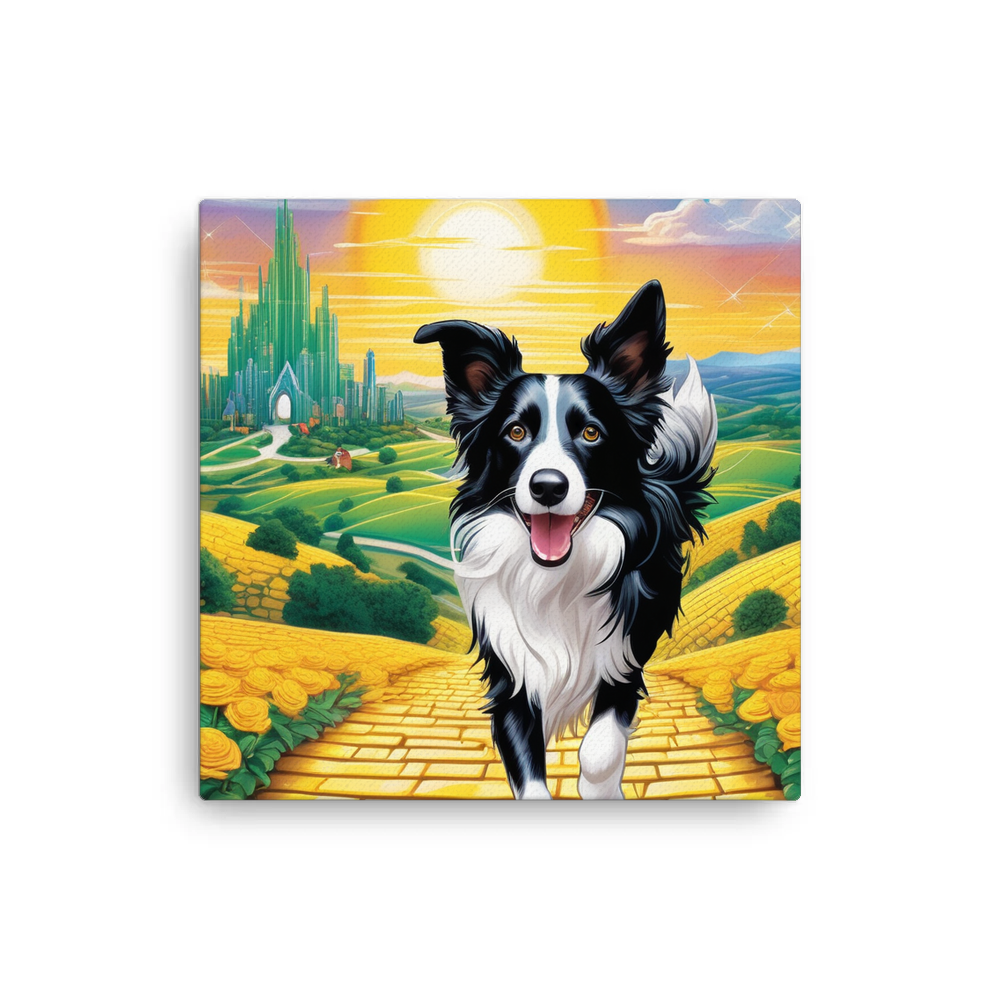 PugMug Custom Border Collie Canvas