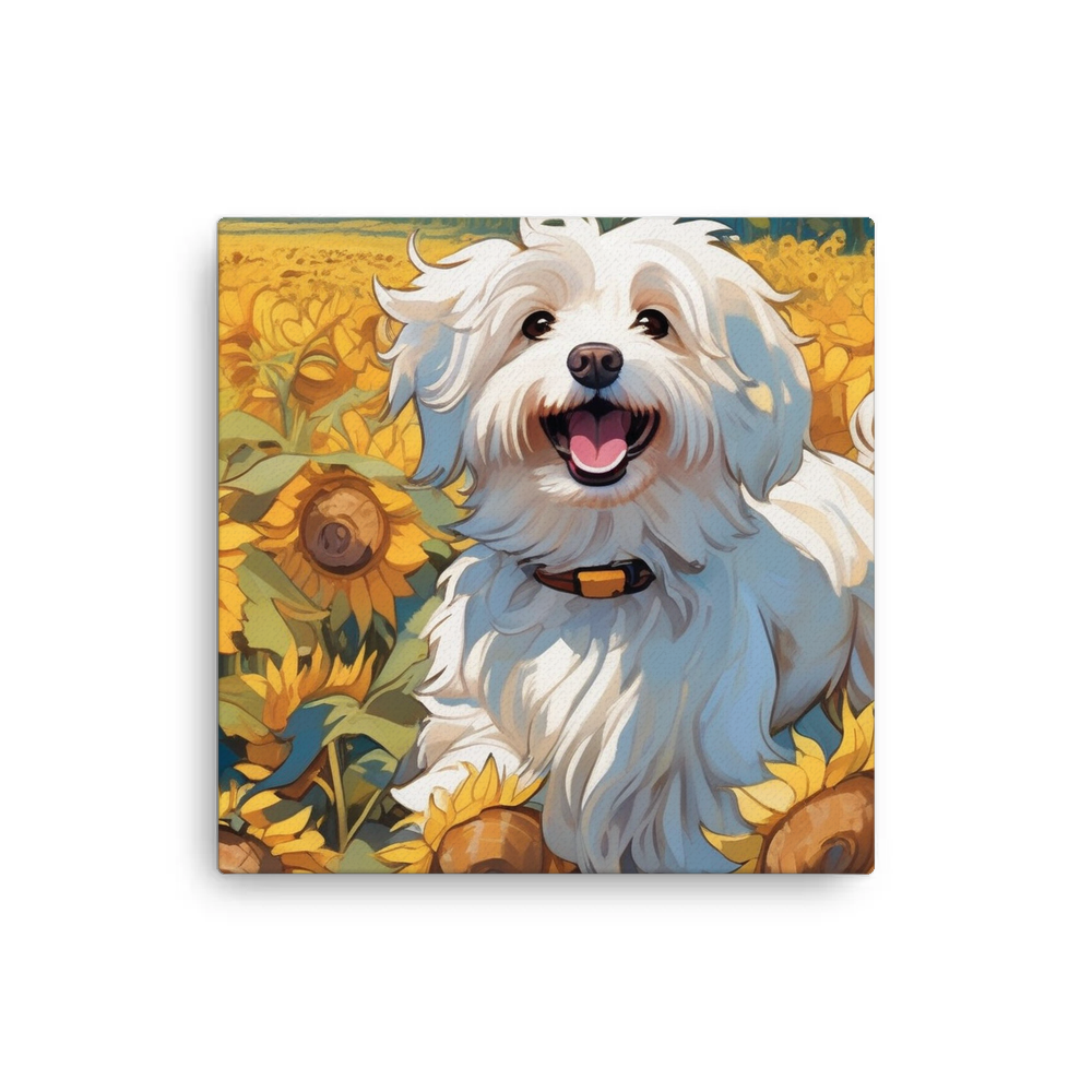 PugMug Custom White Havanese Dog Canvas