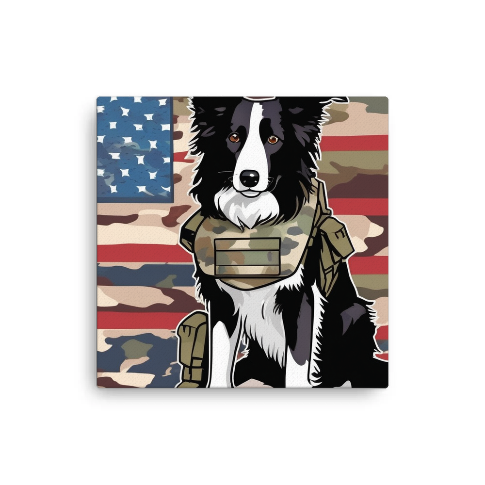 PugMug Custom Border Collie Canvas