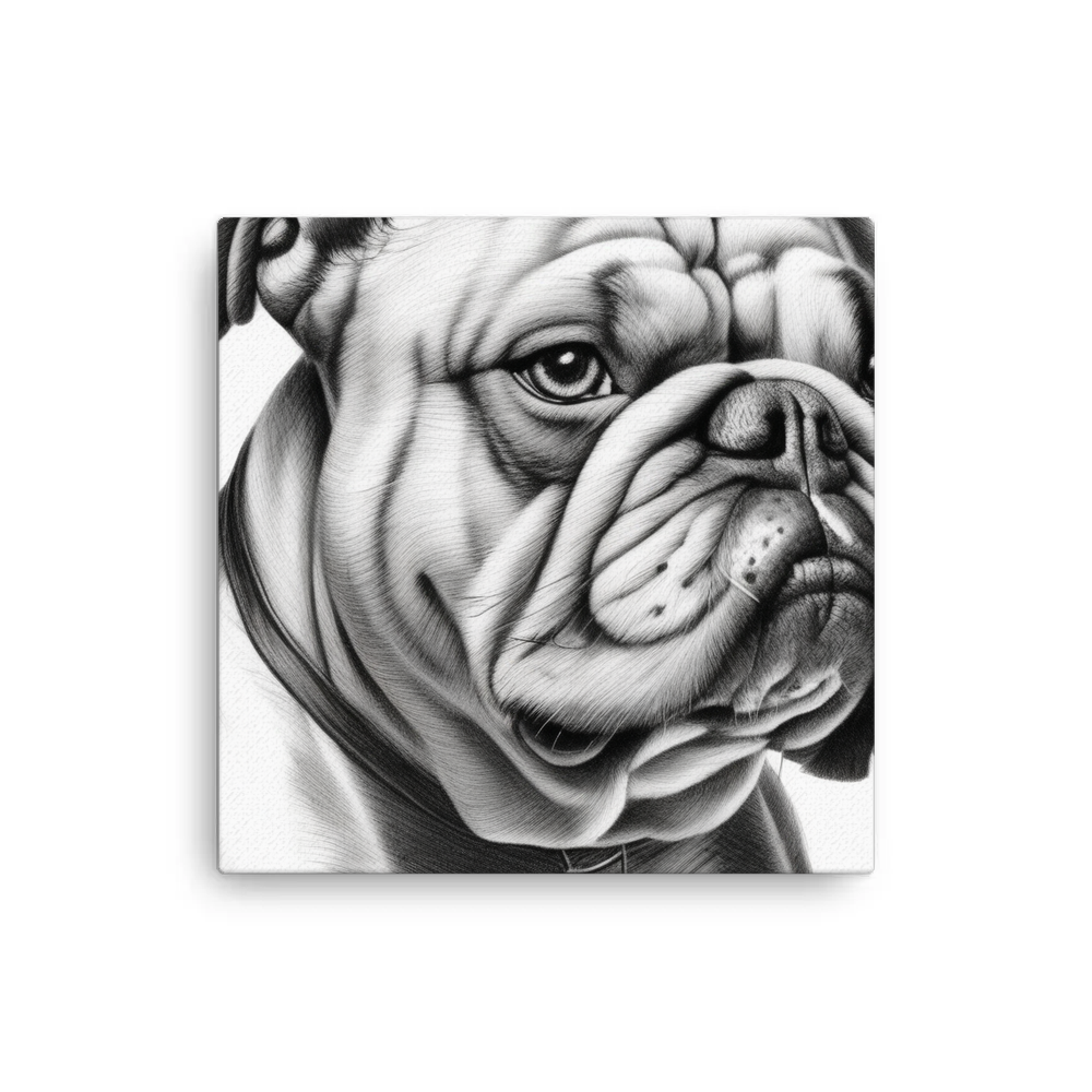PugMug Custom Bulldog Canvas