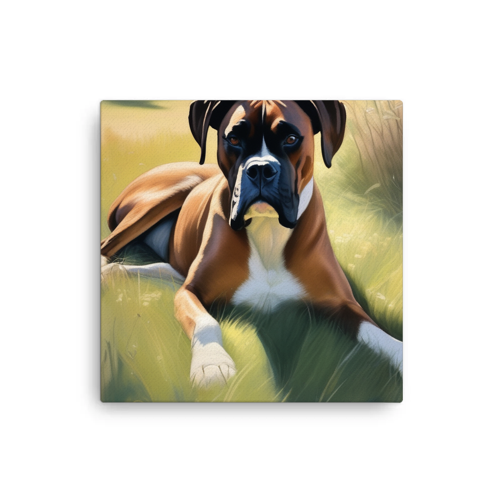 PugMug Custom Boxer Dog Canvas