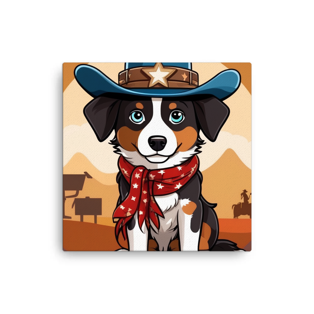 PugMug Custom Miniature American Shepherd Canvas