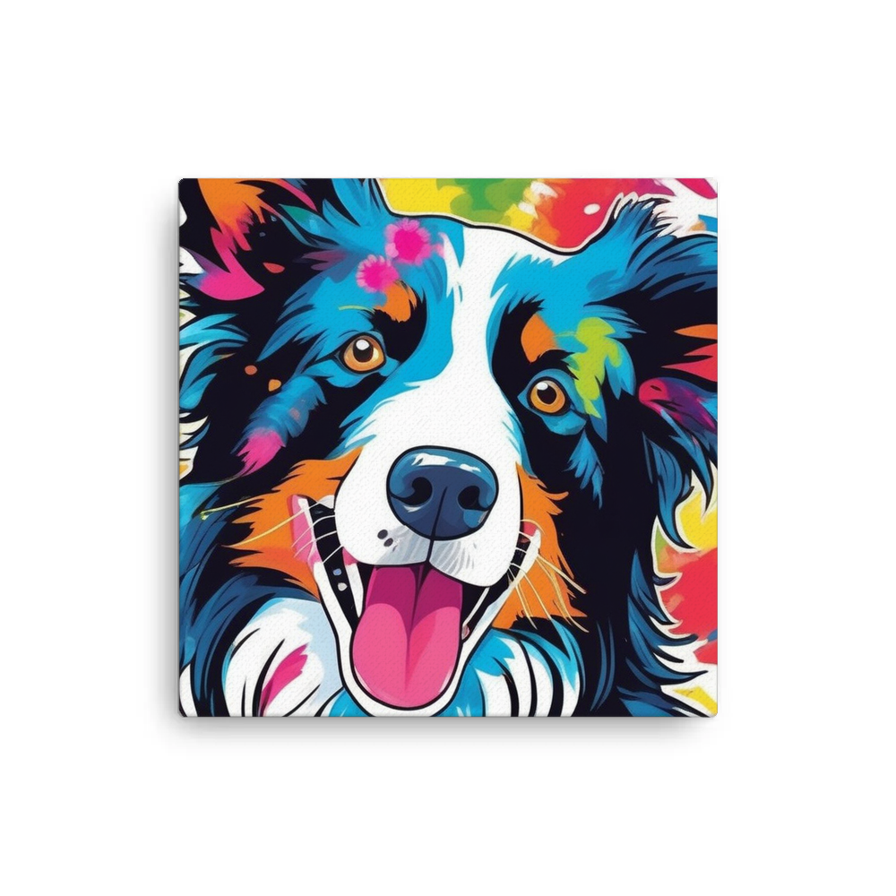 PugMug Custom Border Collie Canvas