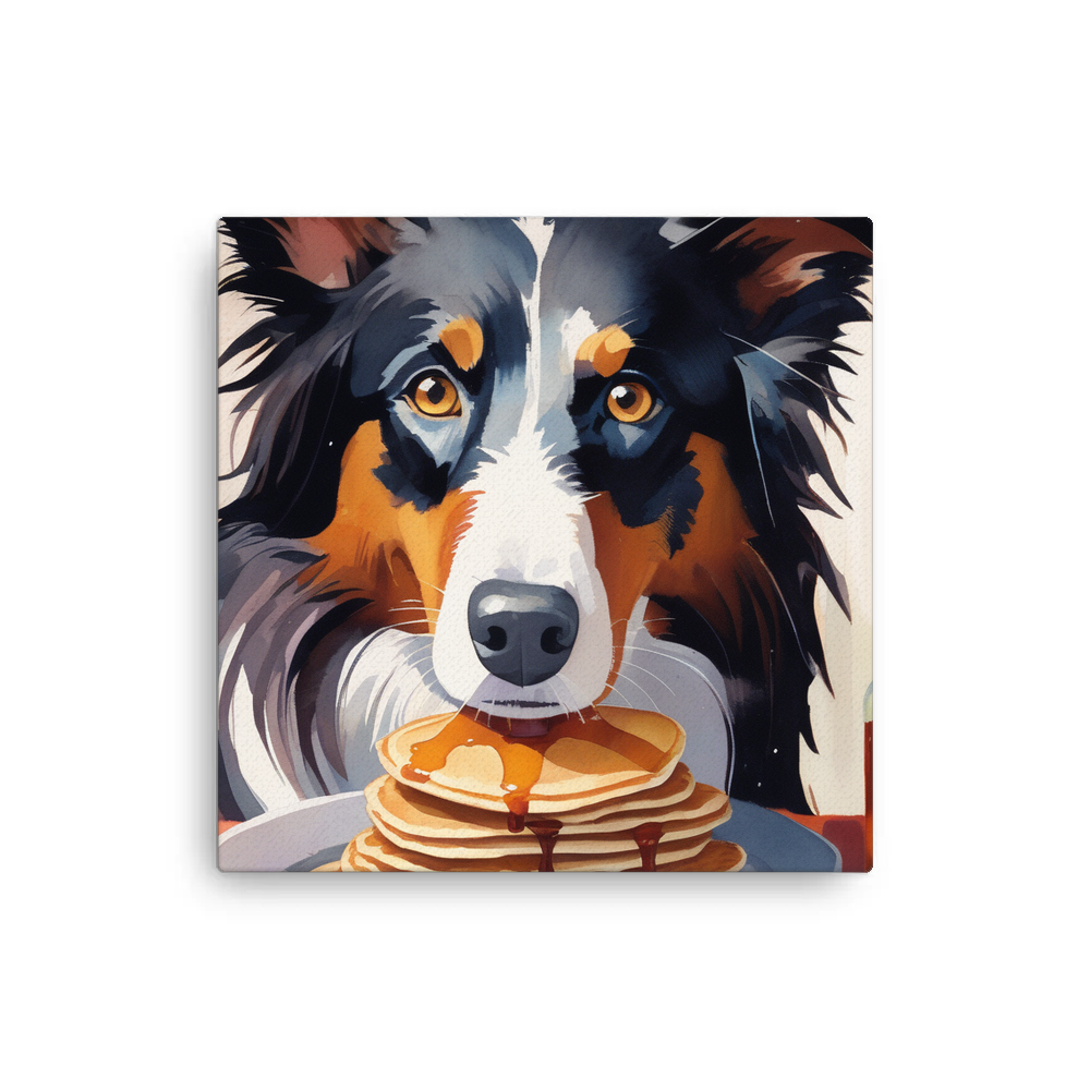 PugMug Custom Border Collie Canvas