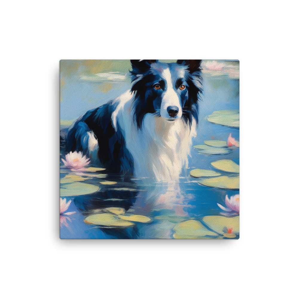PugMug Custom Border Collie Canvas