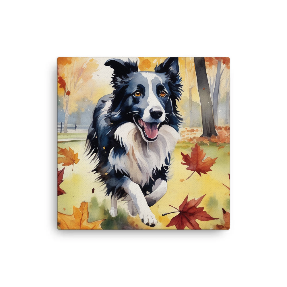 PugMug Custom Border Collie Canvas