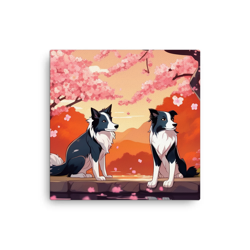 PugMug Custom Border Collie Canvas