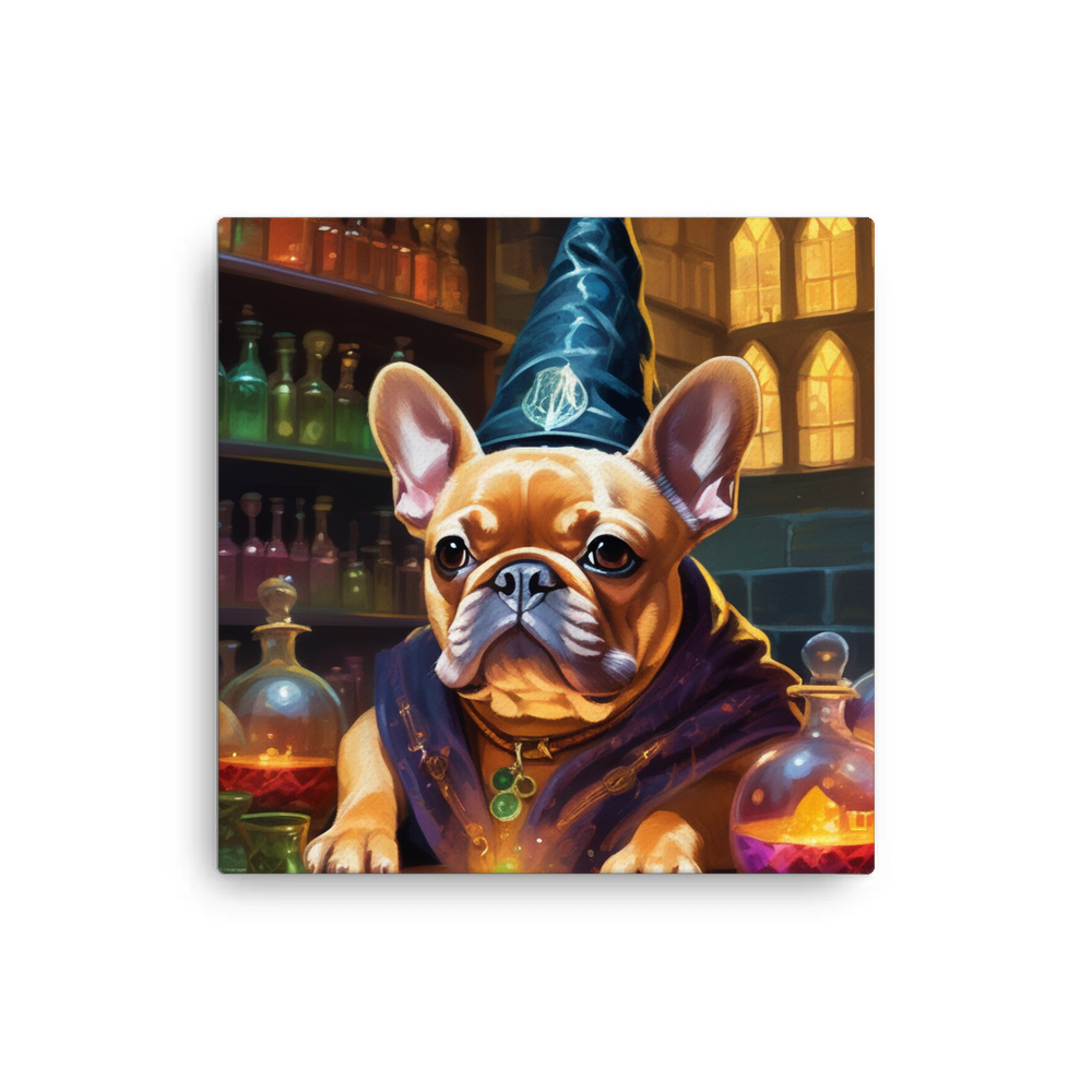 PugMug Custom Tan French Bulldog Canvas