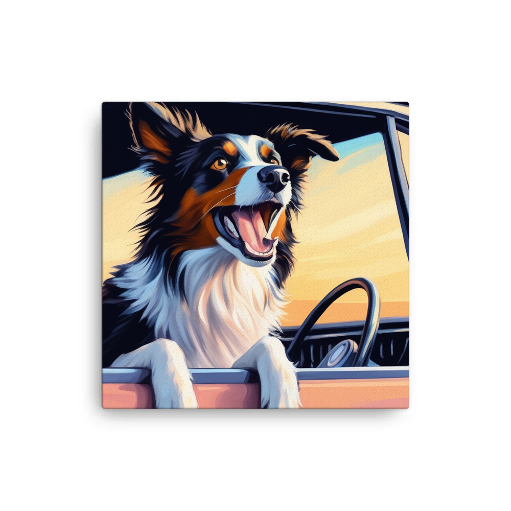 PugMug Custom Border Collie Canvas