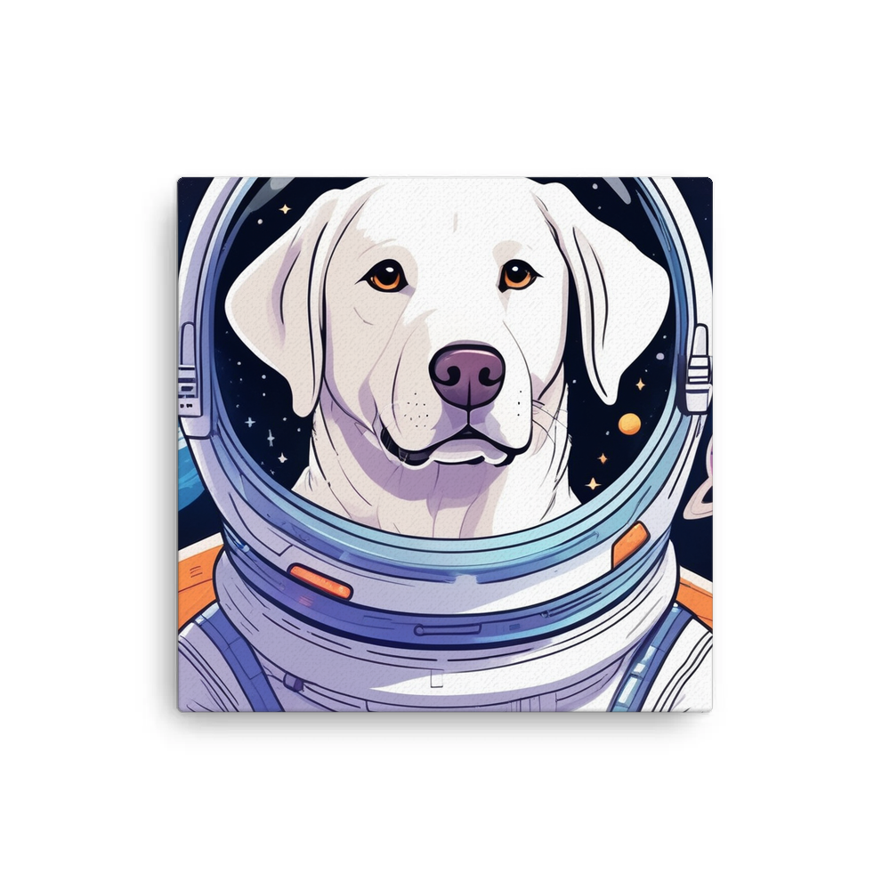 PugMug Custom White Labrador Retriever Canvas
