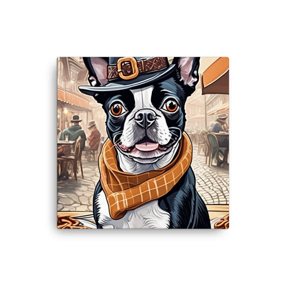 PugMug Custom Boston Terrier Canvas