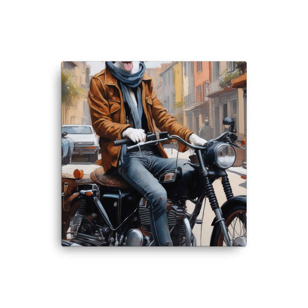 PugMug Custom Border Collie Canvas