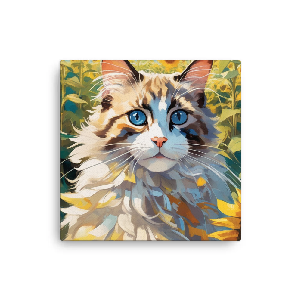 PugMug Custom Tabby Ragdoll Cat Canvas