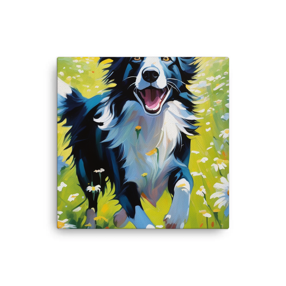 PugMug Custom Border Collie Canvas