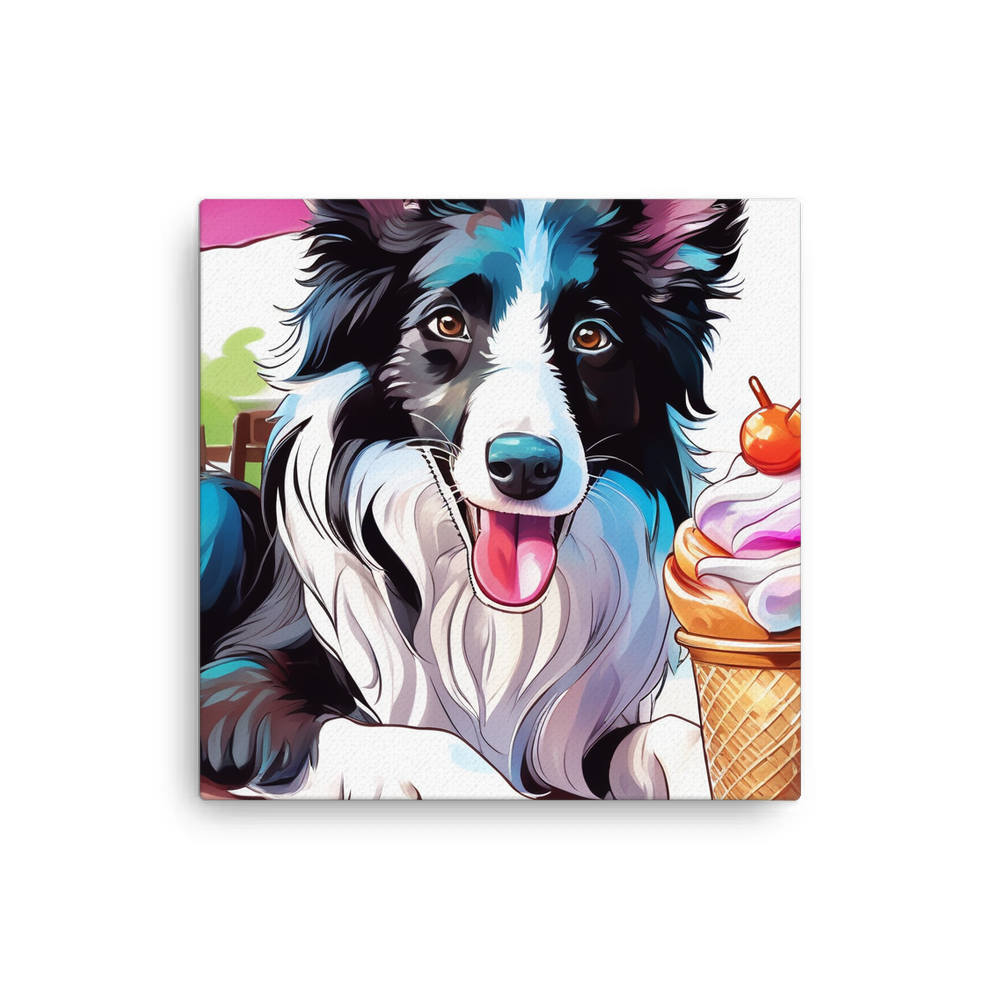 PugMug Custom Border Collie Canvas
