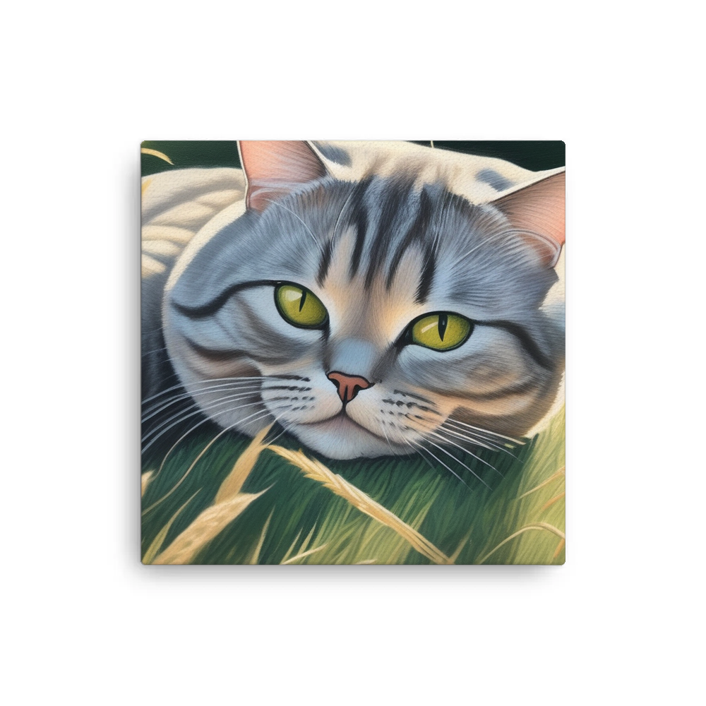PugMug Custom Tabby British Shorthair Cat Canvas
