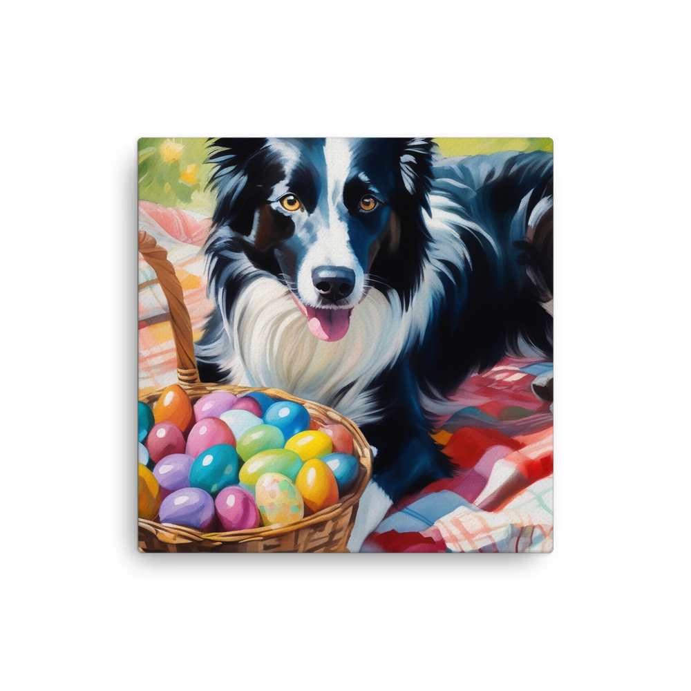 PugMug Custom Border Collie Canvas