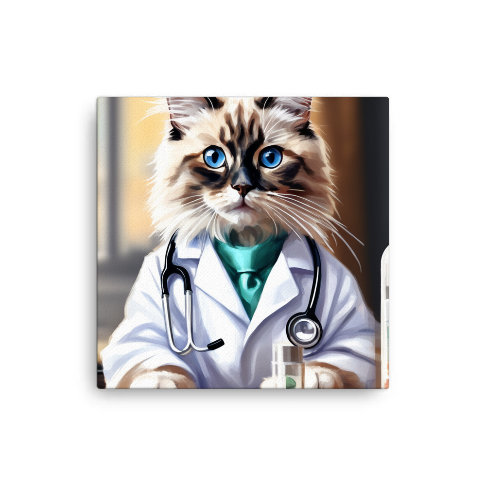 PugMug Custom Tabby Ragdoll Cat Canvas
