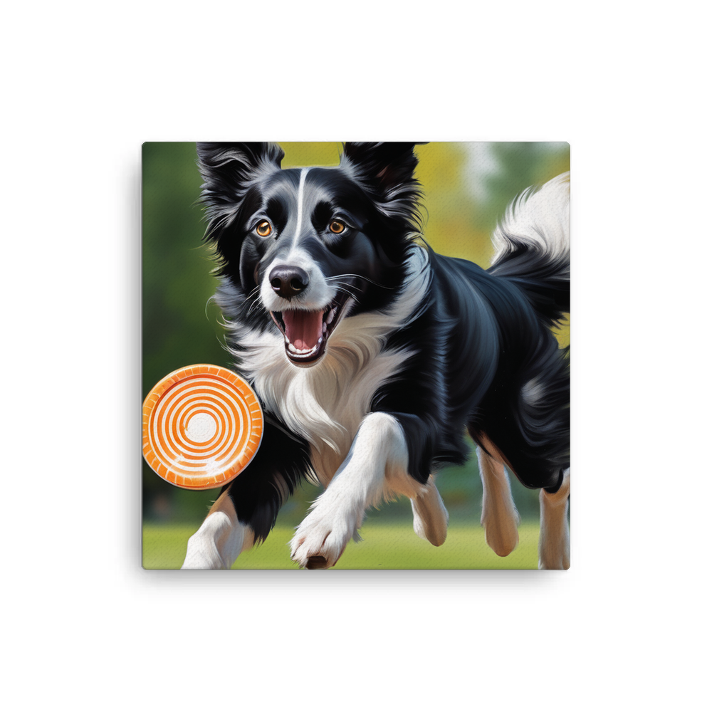 PugMug Custom Border Collie Canvas