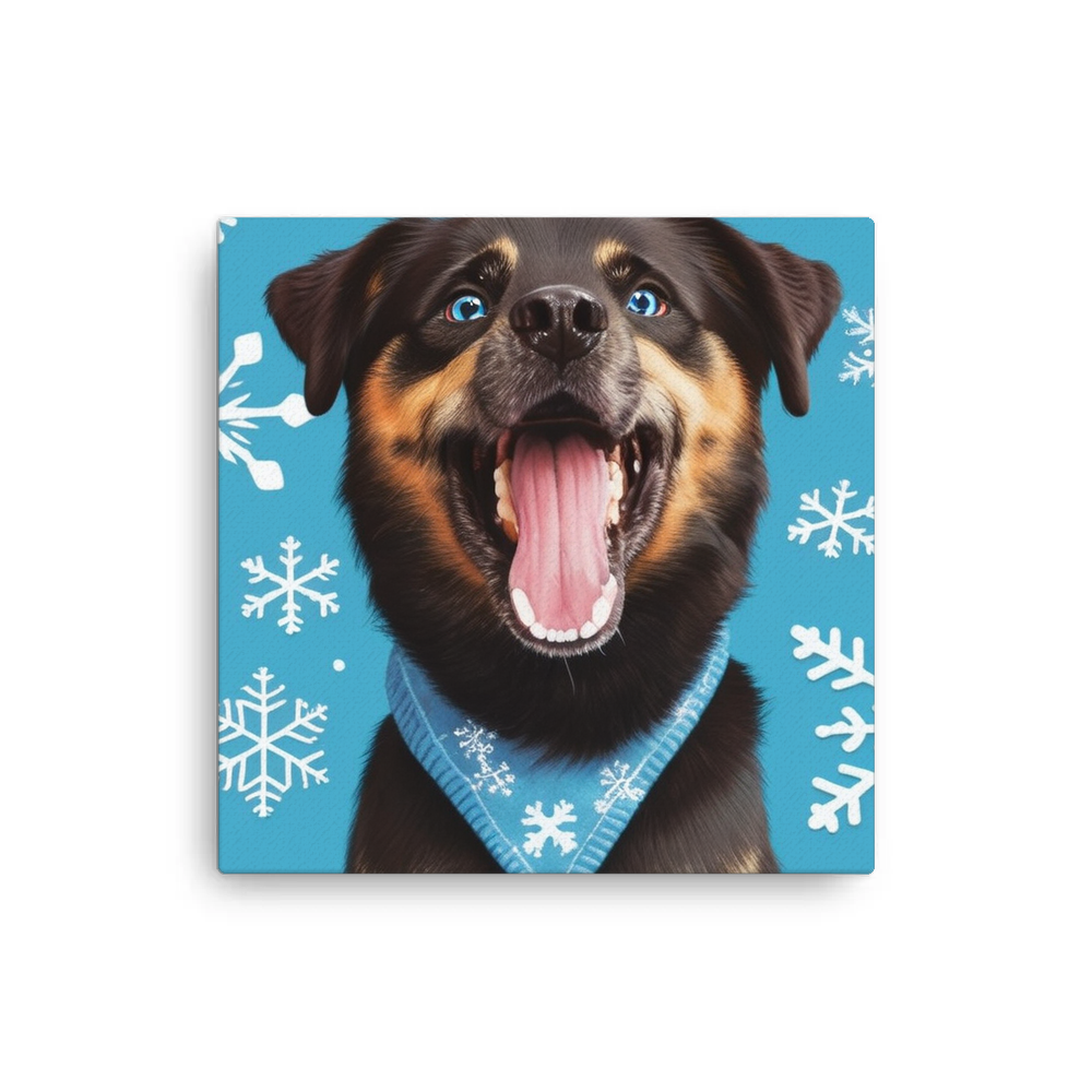 PugMug Custom Blue Canvas