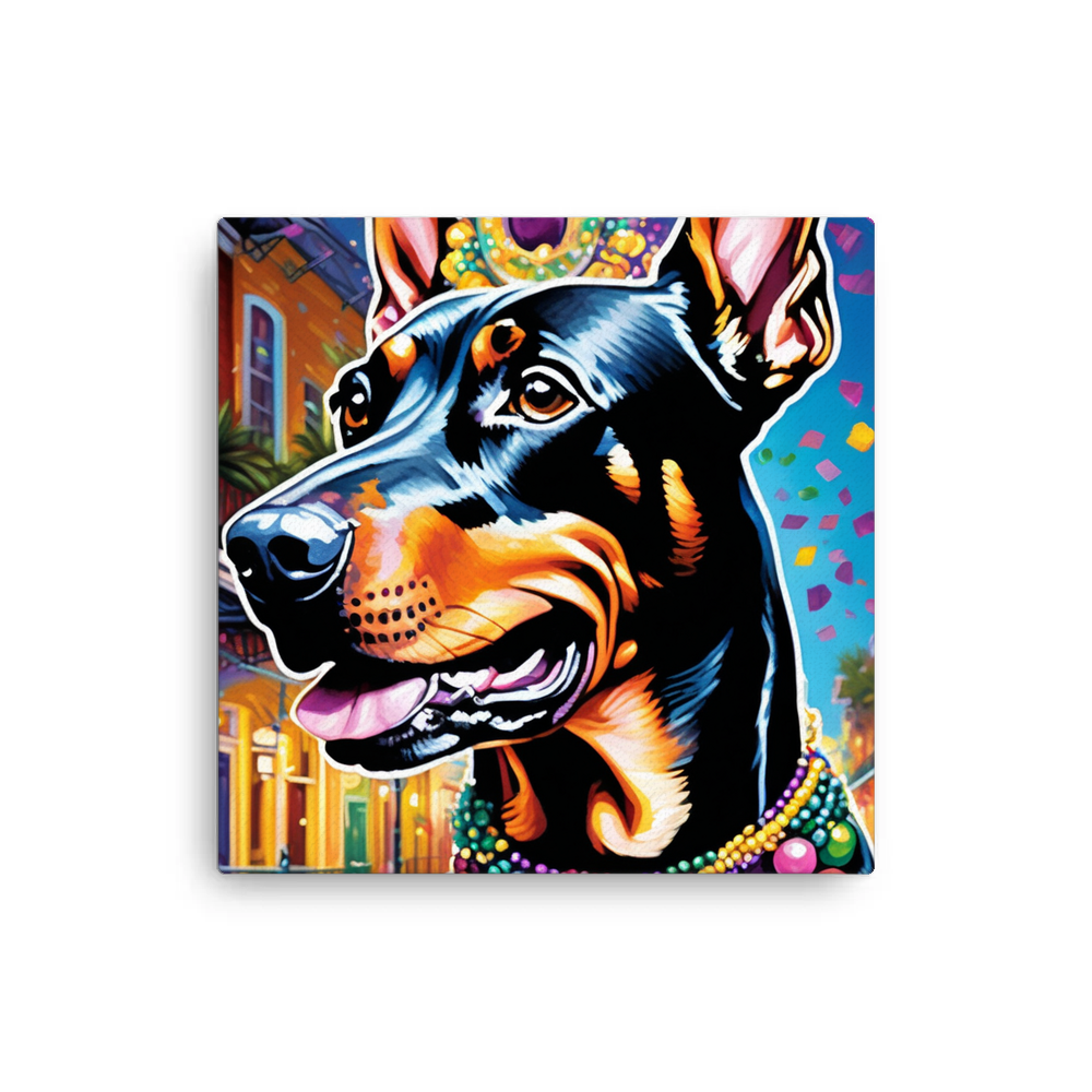 PugMug Custom Doberman Pinscher Canvas