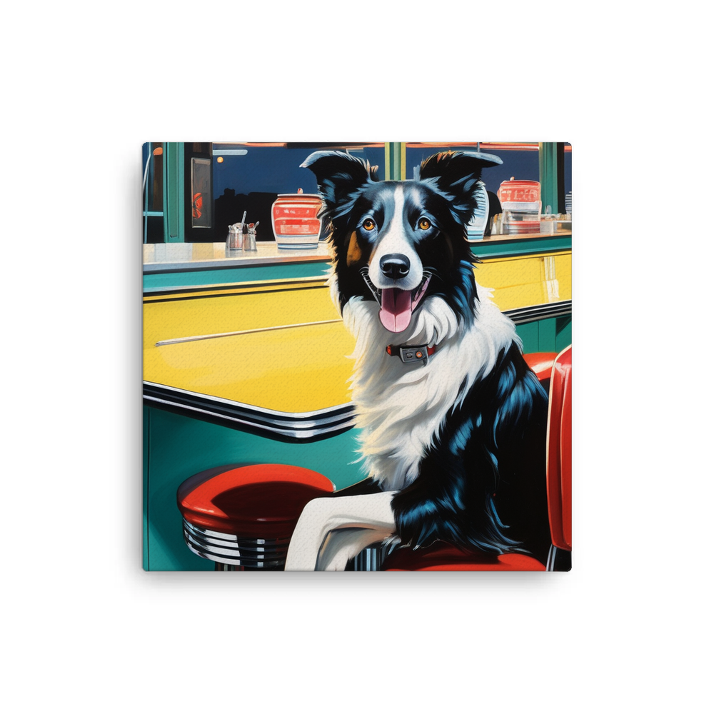 PugMug Custom Border Collie Canvas
