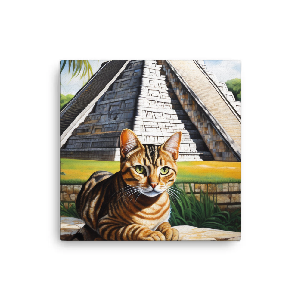 PugMug Custom Tabby Exotic Cat Canvas