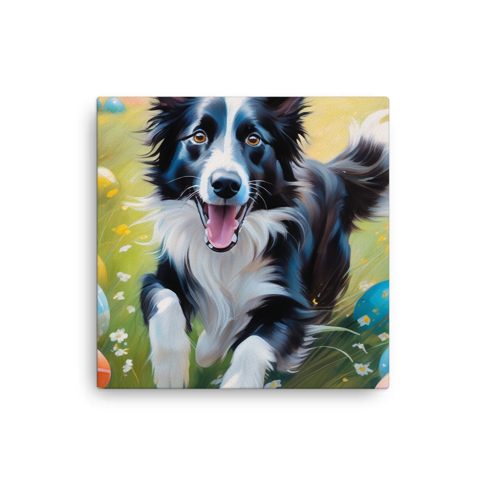 PugMug Custom Border Collie Canvas