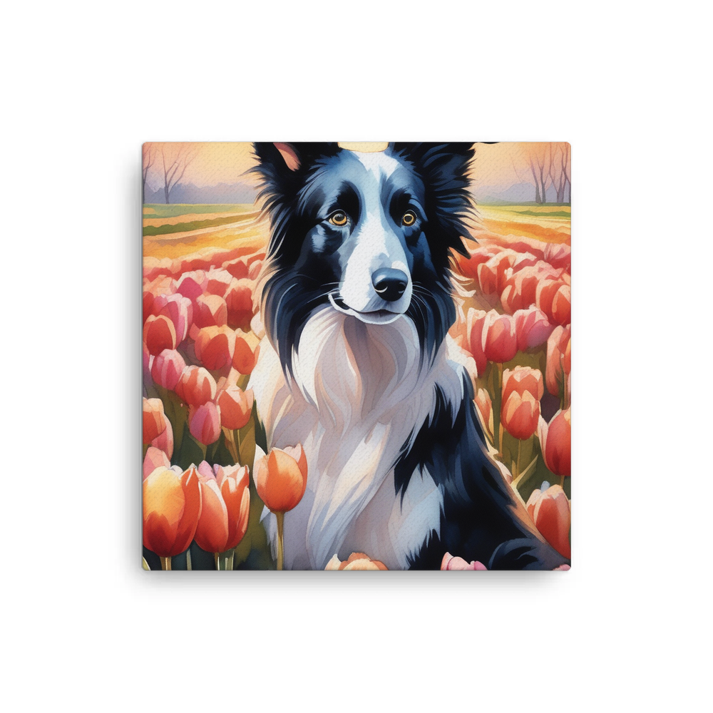 PugMug Custom Border Collie Canvas