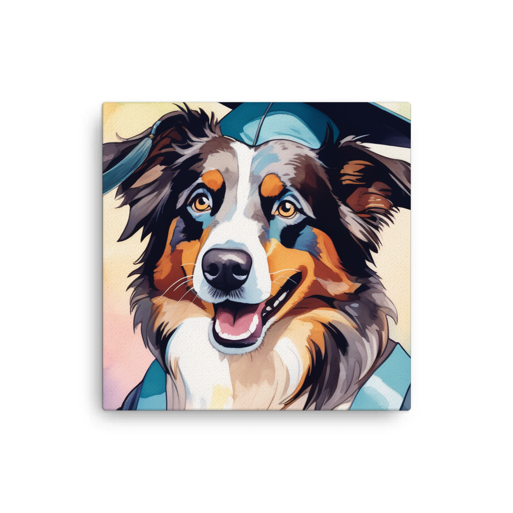 PugMug Custom Australian Shepherd Dog Canvas